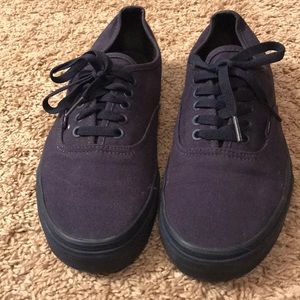 Navy Blue Vans Very Mint Condition
